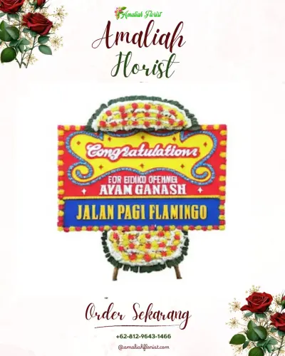 Bunga Papan Congratulation di Nania